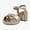 Soft Gold Leather, variant on Cosmos Women's Heels Nude Size 12 M