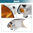 thumbnail image 4 of Pair Amber Turn Signal Light Front Left Right Corner Signal Light for BMW E46 3Series 2000-2001 2Door, 4 of 6