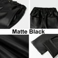 thumbnail image 3 of Rolanko Girls Faux Leather Pants Straight Wide Leg Streetwear Trousers with Pockets Kids Pants 4-14 Years, 3 of 5