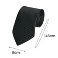 thumbnail image 6 of Eoperou Men Solid Color Jacquard Business Tie Formal Twill Slim Necktie Wedding Office Work Tie Suit Accessories, 6 of 8