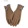 thumbnail image 2 of BadPiggies 2 Pairs Womens Winter Warm Gloves With Sensitive Touch Screen Texting Fingers, Fleece Lined Windproof Gloves, 2 of 7