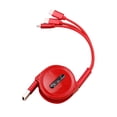 thumbnail image 1 of Cable de carga Cable de carga para teléfono móvil 3 en 1 Cable de teléfono retráctil con 3 conectores, rojo kenally EL002214-01, 1 of 2