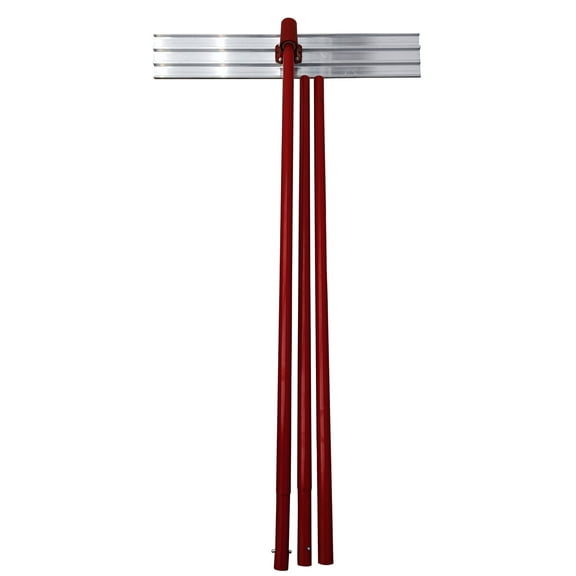 INTBUYING Concrete Trowel Finishing Cement Pavement Push Pull Tools Smooth Finish Trowel Stainless Steel 47.2Inch