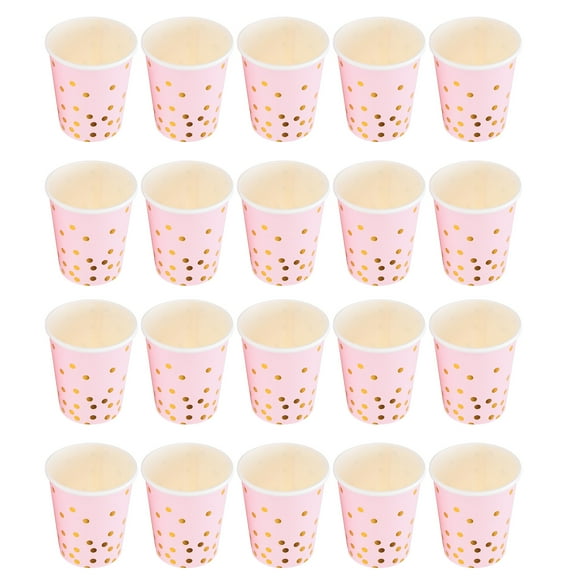 Senjay Gobelets Jetables, Gobelets en Papier 3,3 X 2,9 X 2,9 Po pour Café pour Eau pour Thé