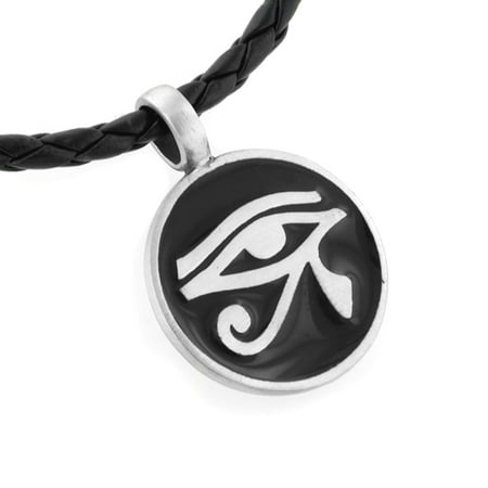 - Egyptian Eye of Horus Silver Tone Pewter Amulet Pendant 20
