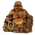 thumbnail image 1 of Estatua de Buda que ríe sentado al por mayor para la decoración del hogar oso de fresa Juguete, 1 of 2