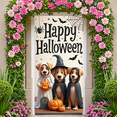 thumbnail image 2 of Decorative Design Happy Halloween Banner Pet Costume Theme Polyester Material for Halloween Party Indoor Decoration Holiday Celebration, 2 of 9