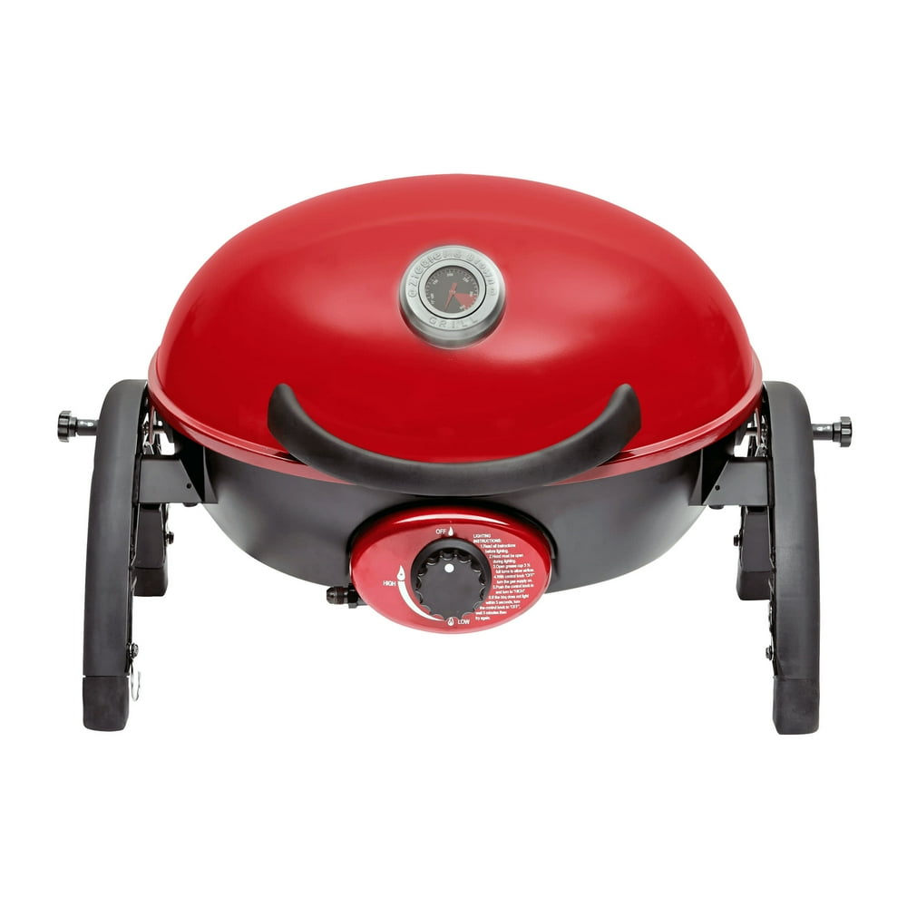 USZG1GRK SingleBurner Portable Gas Grill, Chilli Red