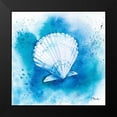 thumbnail image 2 of Brent, Paul 15x15 Black Modern Framed Museum Art Print Titled - Aqueous Shells III, 2 of 5