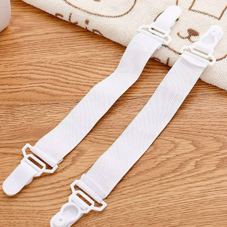 4PCS/Set Elastic Bed Sheet Mattress Cover Blankets Grippers Clip Holder  Fasteners Kit Home Textiles Accessories 