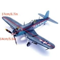 thumbnail image 3 of TAPDRA 1:72 F4U Corsair WWII USMC Chasseur VMF 214 Blanc 86 Modèle Réduit Avion de Collection Cadeau avec Support d'Exposition, 3 of 4