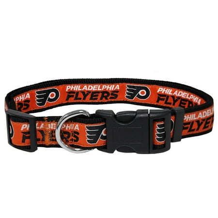 UPC: 0849790078956 | Pets First NHL Philadelphia Flyers Cat and Dog Collar – Heavy-Duty Durable & Adjustable Collar Small