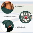 thumbnail image 5 of Game Day Sweatshirt Women Funny Football Print Sweatshirts Pullover Shirt, 5 of 6