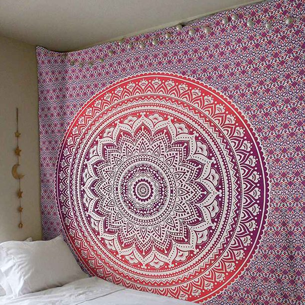 Black Friday Clearance Deal Pretty Comy Tapestry Color Change Indian Mandala Home Decoration Tapestry Cover Beach Towel Yoga Picnic Mat Home Decor Textiles 2 Size Walmart Com Walmart Com