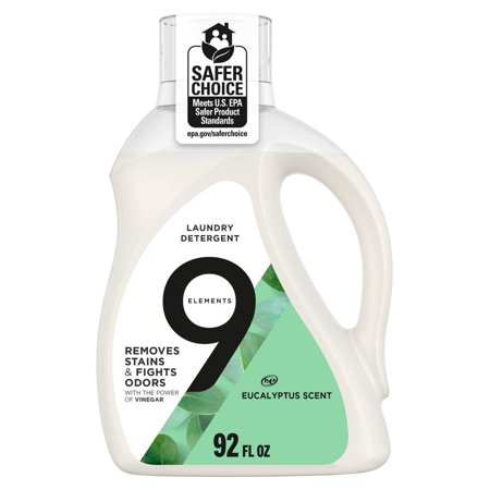 2X - 9 Elements Liquid Laundry Detergent - Eucalyptus - 92 fl oz