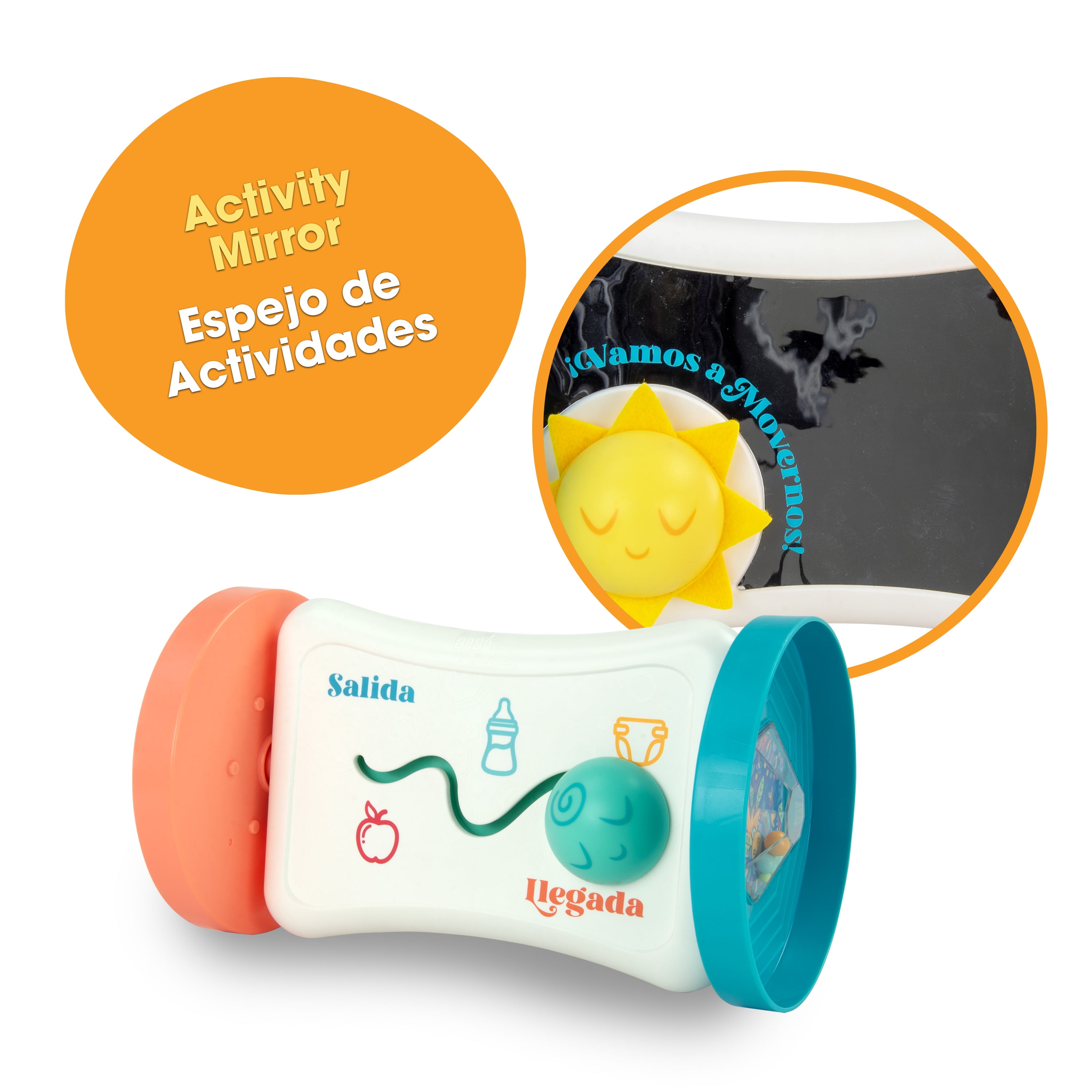 Bebe Fuerte Marathon Maze 2-in-1 Activity Mirror™ – Baby Toy for 3