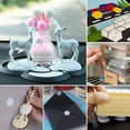 thumbnail image 4 of 500 Velcro points, 20mm Velcro points, adhesive points, Velcro, self-adhesive, white, 4 of 6