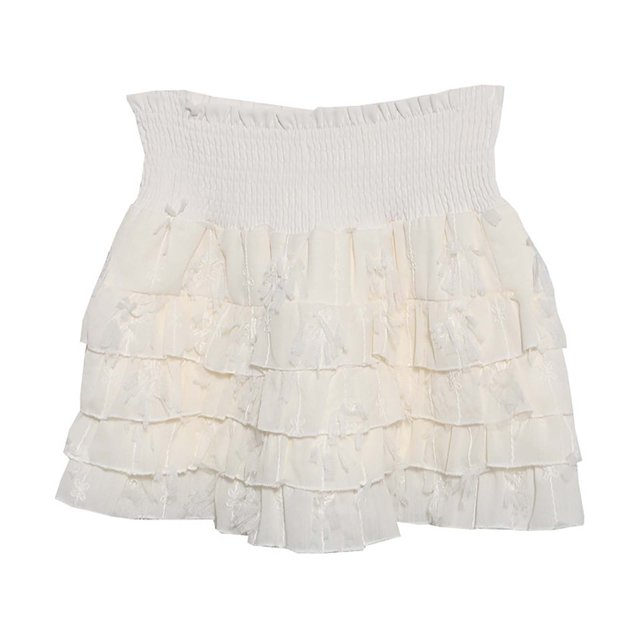 Faldilla de baile latino con flecos Crypto para mujer - Poliéster, diseño con cordones, tallas S-XL, ideal para carnaval y fiestas