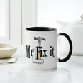 thumbnail image 6 of CafePress - Mr Fix It Mug - 11 oz Ceramic Mug - Novelty Coffee Tea Cup, 6 of 6