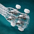 thumbnail image 3 of Ukulele transparente de 21 pulgadas para estudiantes, adultos y principiantes, con moldeado integrado, instrumento musical portátil de cuerdas de carbono, regalos musicales, con cuerdas de repuesto/, 3 of 7