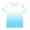 Light Blue, variant on Girls T Shirts Color Block Short Sleeve Tee Summer Vacation Going out Kids Tops Scoop Neck Loose Casual Trendy Blouses