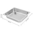 thumbnail image 5 of Fichiouy Stainless Steel Food Warmer Chafing Dishes Buffet Set for Parties Warming Tray, 5 of 9