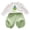 Z02-ZB Green, variant on CAICJ98 Toddler Baby Girls Summer Clothes 3 6 12 18 Months 2T 3T 4T 5T Girls Outfits Sleeveless Dinosaur Print Tank Top Shorts Set (Orange,3-4 Years)