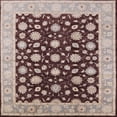 thumbnail image 1 of Ahgly Company Machine Washable Indoor Square Industrial Modern Sepia Brown Area Rugs, 3' Square, 1 of 7