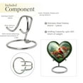 thumbnail image 4 of Cardinal Urn - Heart Shaped Urn With Stand - Urn For Ashes For Women - Urn For Male - Urns For Ashes Adult Female - Urns For Men - Urns For Ashes Adult Male - Ash Holders - 3inch, Set Of 4, 4 of 5