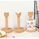 thumbnail image 1 of Soporte para pañuelos, soporte para pañuelos de madera, lindo soporte para papel higiénico, soporte para rollo de papel, máxima confiabilidad, 1 of 6