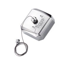 HINTRMENT Clothes Hanging String Telescopic Clothesline Silver Stainless Steel 1Pcs