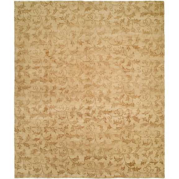 Kalaty Royal Manner Derbysh Area Rug RM-725 Ivory Bulbs Vines 4' x 6' Rectangle