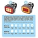 thumbnail image 5 of Bike Light Set Super Bright,bike Usb Rechargeable Led Light,bike Light For Night Riding,bike Front And Tail Light - RIpj, 5 of 5