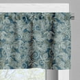 thumbnail image 5 of Ambesonne Paisley Valance & Curtain, Persian Curved Tip Motif, 55"x36", Dark Blue Beige, 5 of 6