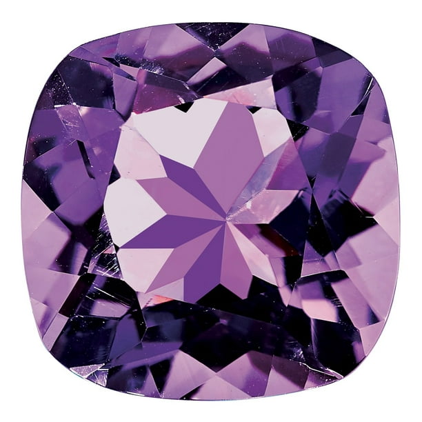AA Jewels - Amethyst Purple February Gemstone , 12MM Square CUSH ...