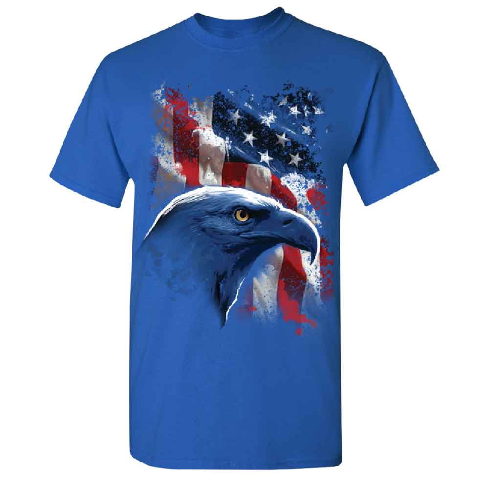 Mens Fourth of July Eagle Cotton Casual Tank Tops Graphics T-Shirts Tee