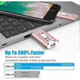 thumbnail image 4 of 64GB USB+8 Pin+USB 3.0 4 in 1 Mobile Phone Computer U-Disk With Type-C Adapter, 4 of 5