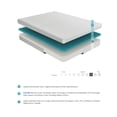 thumbnail image 5 of Newboti Furniture 8-inch Twin Size Bed Mattress Gel-Infused Memory Foam Mattress, Firm, White, Mattress in a Box BN.4006, 5 of 9