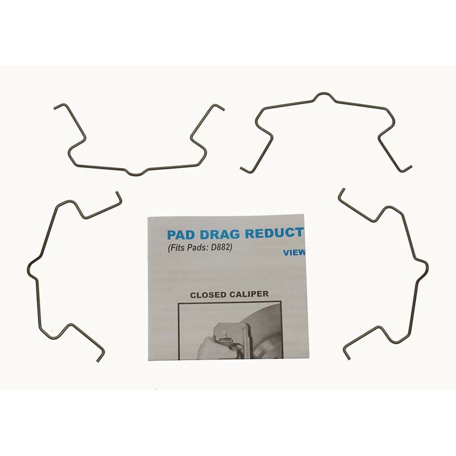 Brake Pad Drag Reduction ClipDisc Front CARLSON 18363