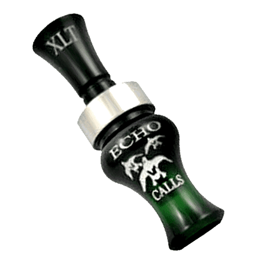 Echo Calls XLT Duck Call - Dark Green - Acrylic