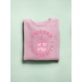 thumbnail image 3 of Unicorn University - Heart-Eyed Emoji Design Women's Sweatshirt, 3 of 4