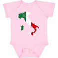 thumbnail image 3 of Inktastic Italian Map Flag Boys or Girls Baby Bodysuit, 3 of 5