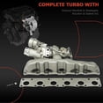 thumbnail image 2 of A-Premium B03G Complete Turbocharger Turbo Kit Compatible with BMW Models - X3 2011-2017 3.0L - Replaces 11657636426, 11657583909, 2 of 8