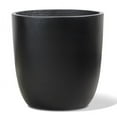 thumbnail image 4 of Concrete Planter Outdoor Indoor, Large Cement Plant Pots for Trees Flowers (Black, 18 inch), 4 of 6
