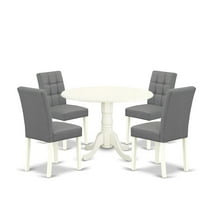 East West Furniture 5 Piece Dining Table Set contain A Modern Table