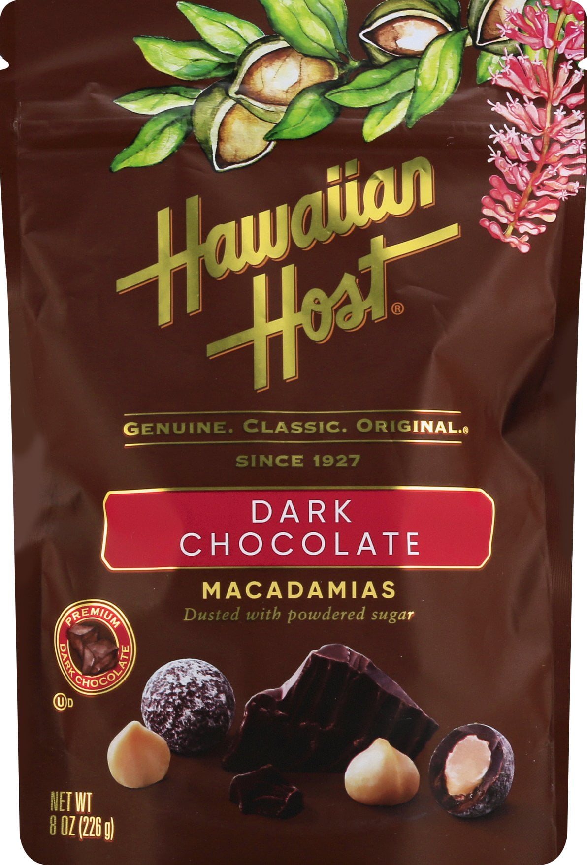 Hawaiian Host Dark Choc 8oz