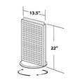 thumbnail image 2 of Azar 22"(H) x 13 1/2"(W) 2-Sided Pegboard Counter Unit Green Translucent 700513-GRE, 2 of 2