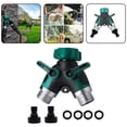 thumbnail image 3 of Garden 2 Way Garden Hose Leak Free Lever Control Water Splitter Spigot Connector US, 3 of 6