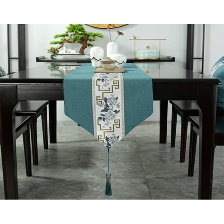 

Boho Table Runner with Tassels Table Runner Farmhouse Style for Boho Table Runner with Tassels Table Runner Farmhouse Style for Holiday Birthday Party Dining Decorations 13.2 x 120 Inch Peacock blue