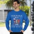 thumbnail image 3 of Christmas Sweatshirt, Hallothanksmas Funny Gnome Sweatshirt, Unique Gnome Holiday Sweatshirt, Witty All-Season Gift for Women & Men, 3 of 5